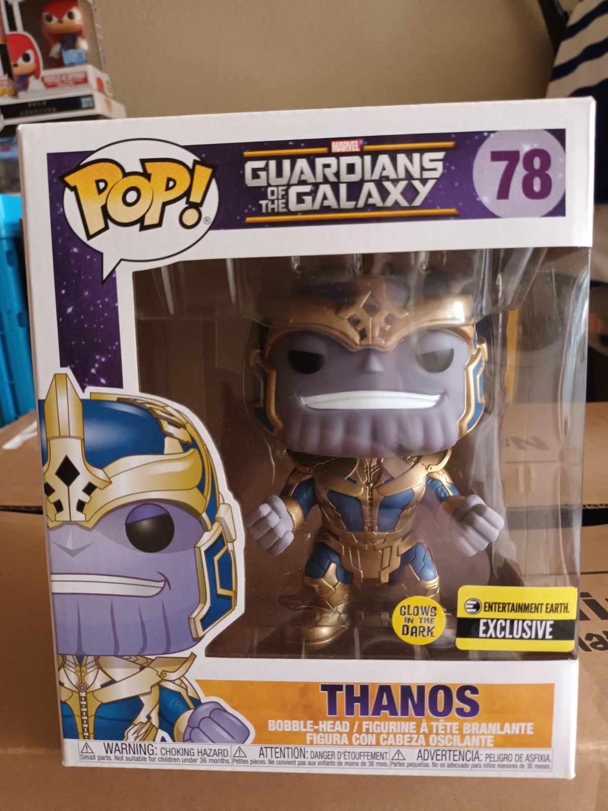 Funko Pop! Marvel Guardians of the Galaxy Thanos #78, Ophalen of Verzenden, Nieuw
