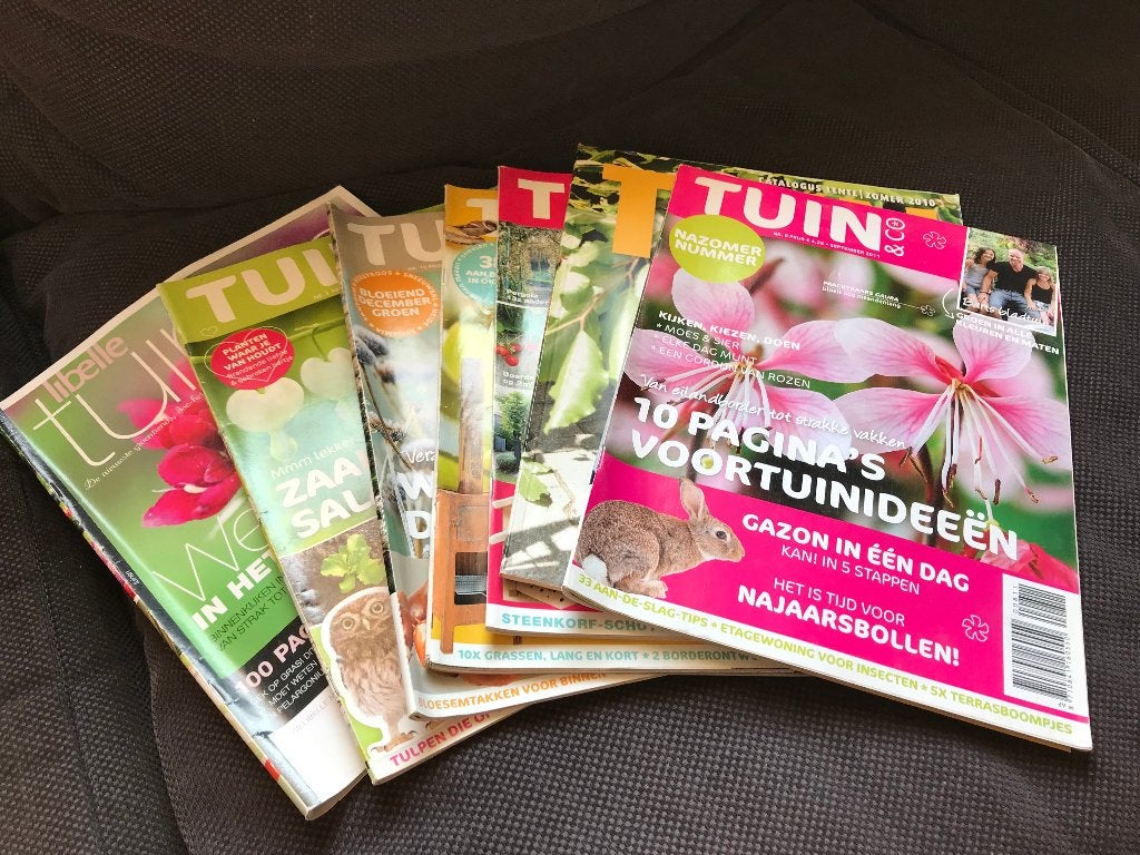 👩‍🌾 7 tuin tijdschriften, Boeken, Ophalen of Verzenden, Gelezen, Damesbladen
