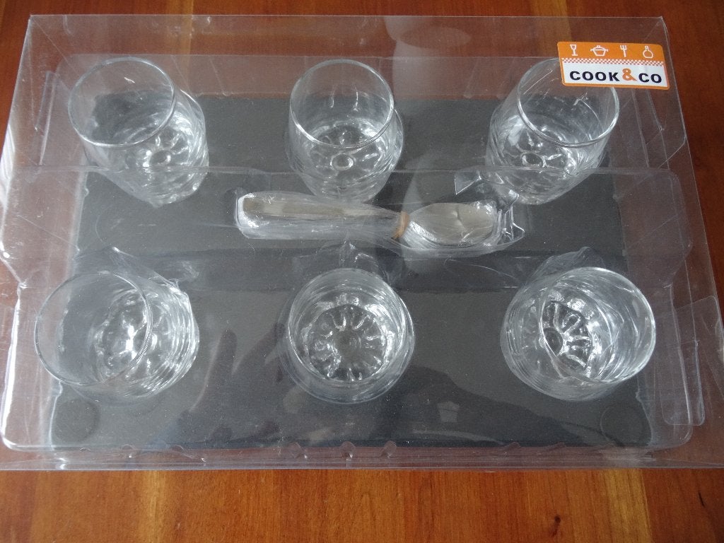 Amuse glaasjes incl. lepeltjes nieuw, Overige typen, Ophalen of Verzenden, Nieuw, Glas