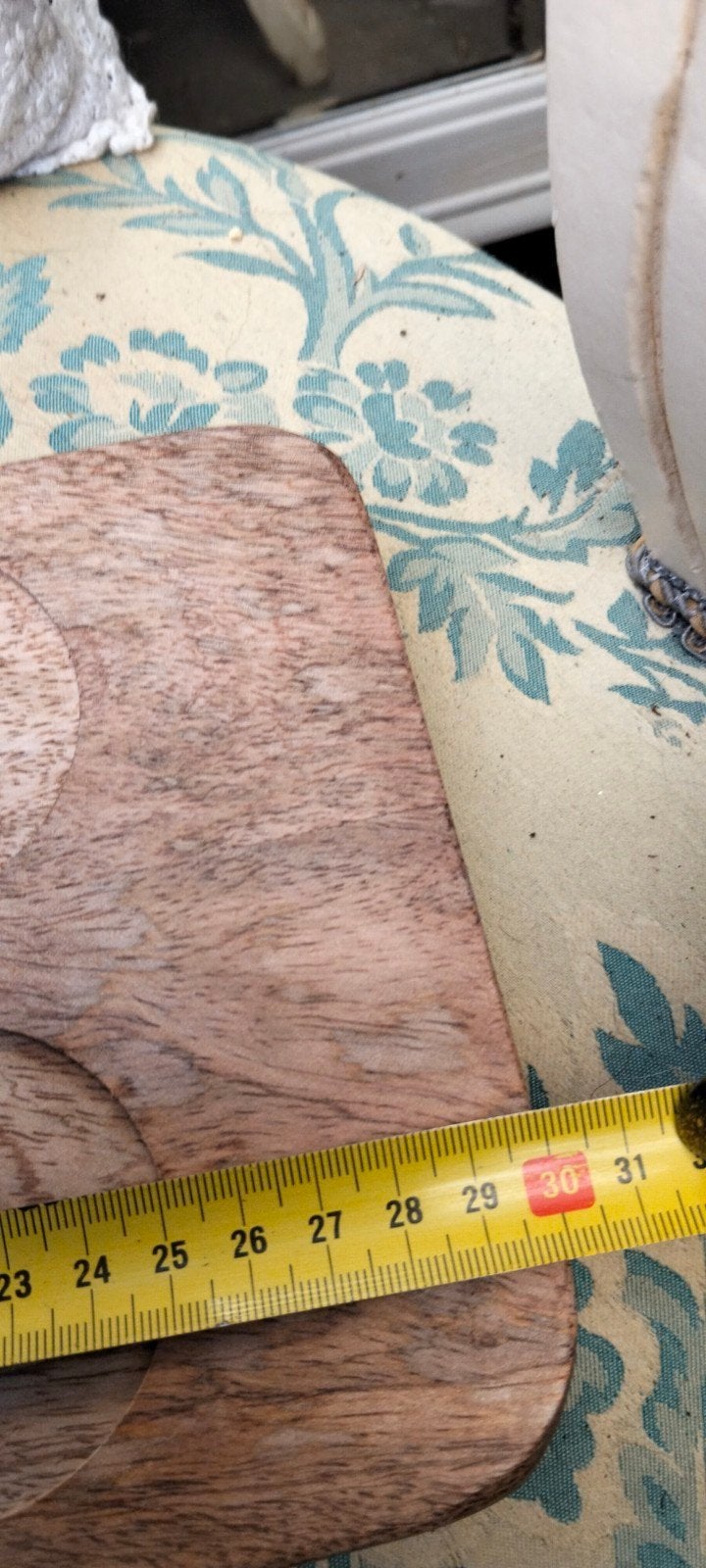 Houten leuke serveer plank met touw brocante, Ophalen of Verzenden
