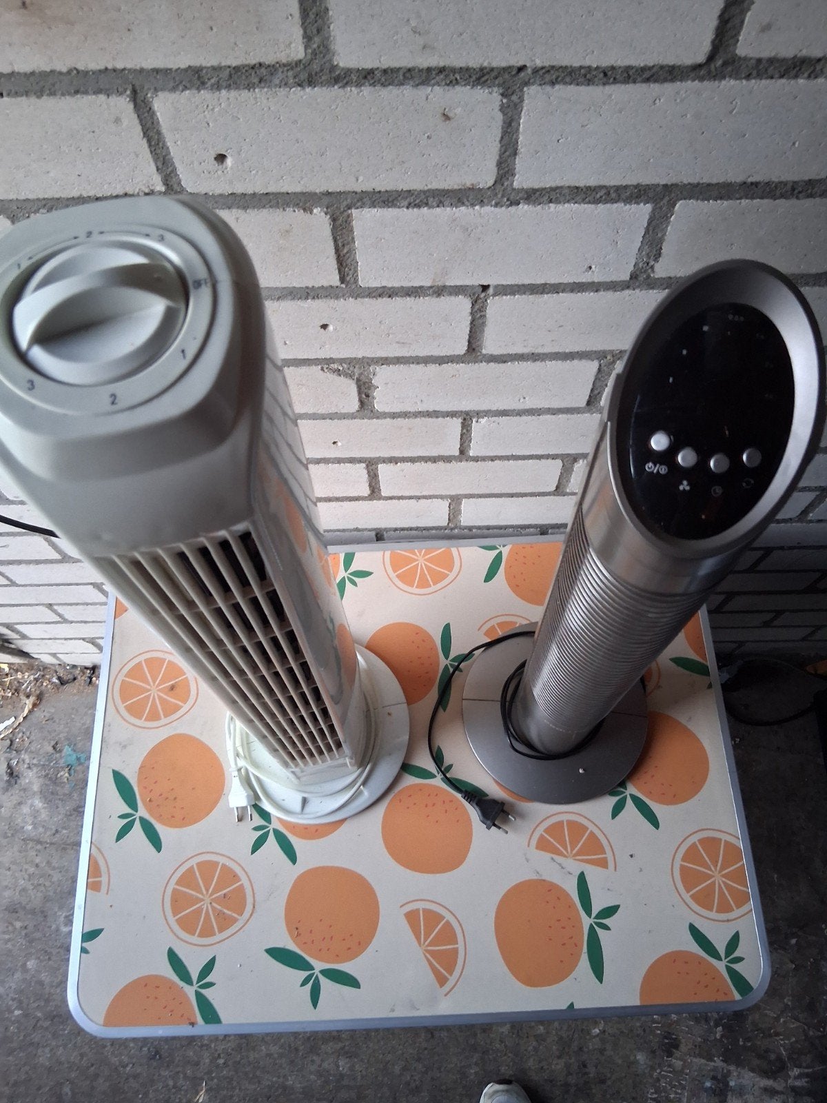 2 Torenventilatoren - Ideaal voor warme dagen, Witgoed en Apparatuur, Ventilatoren, Ophalen of Verzenden, Ventilator met afstandsbediening