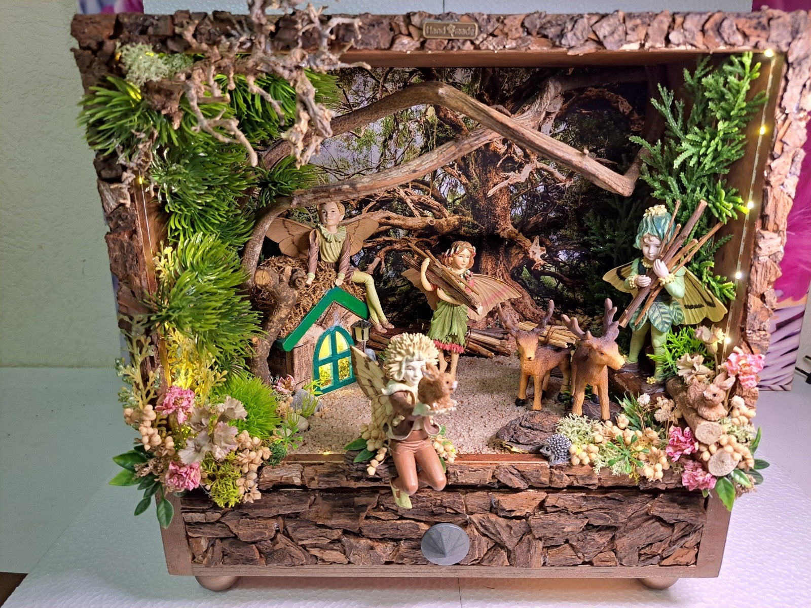 kijkkast flowerfairy's, Ophalen of Verzenden