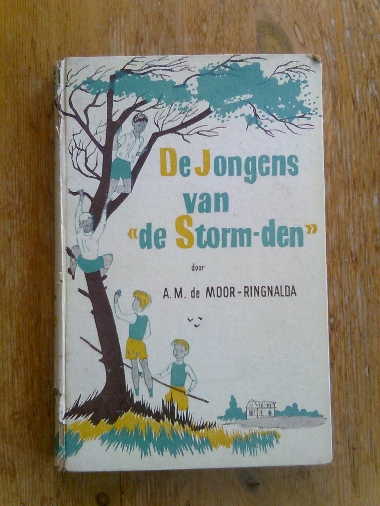 De jongens van de Storm-den,  door A.M. de Moor-Ringnalda, Ophalen of Verzenden, Gelezen