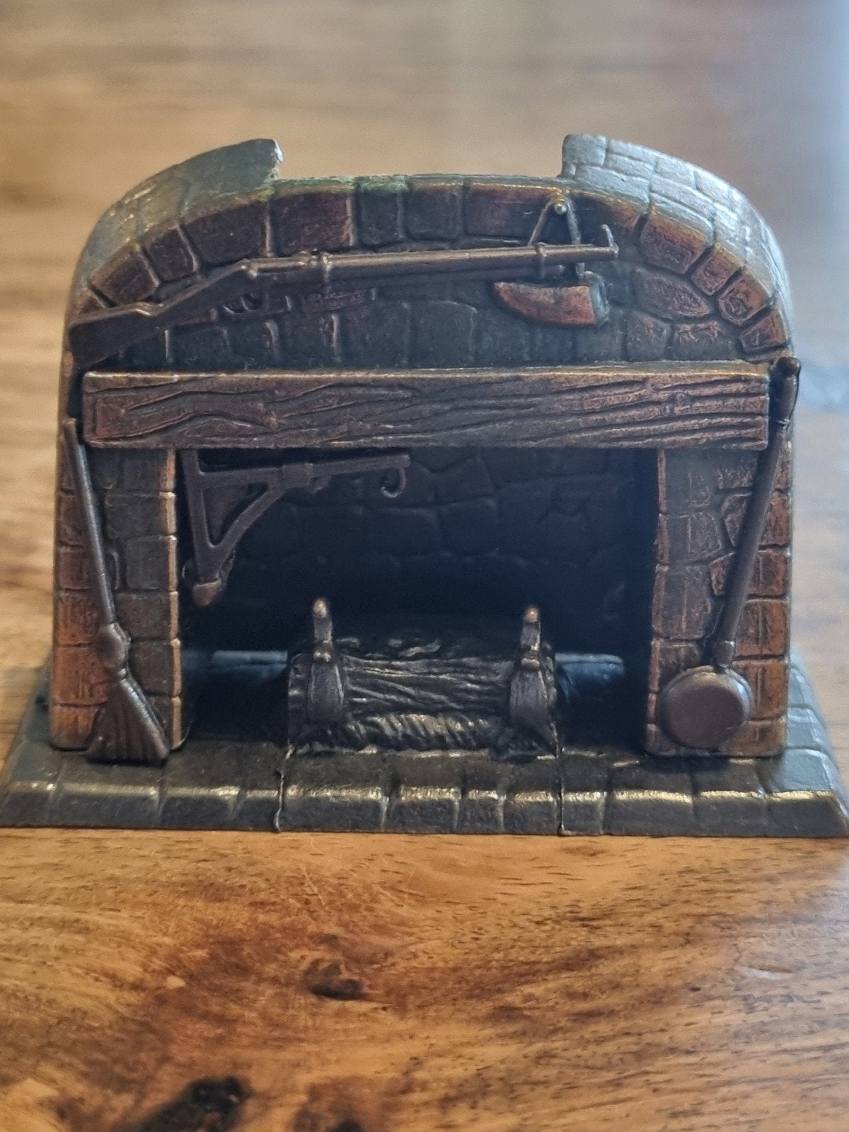Vintage Miniatuur Open Haard Puntenslijper - Decoratief, Antiek en Kunst, Ophalen of Verzenden