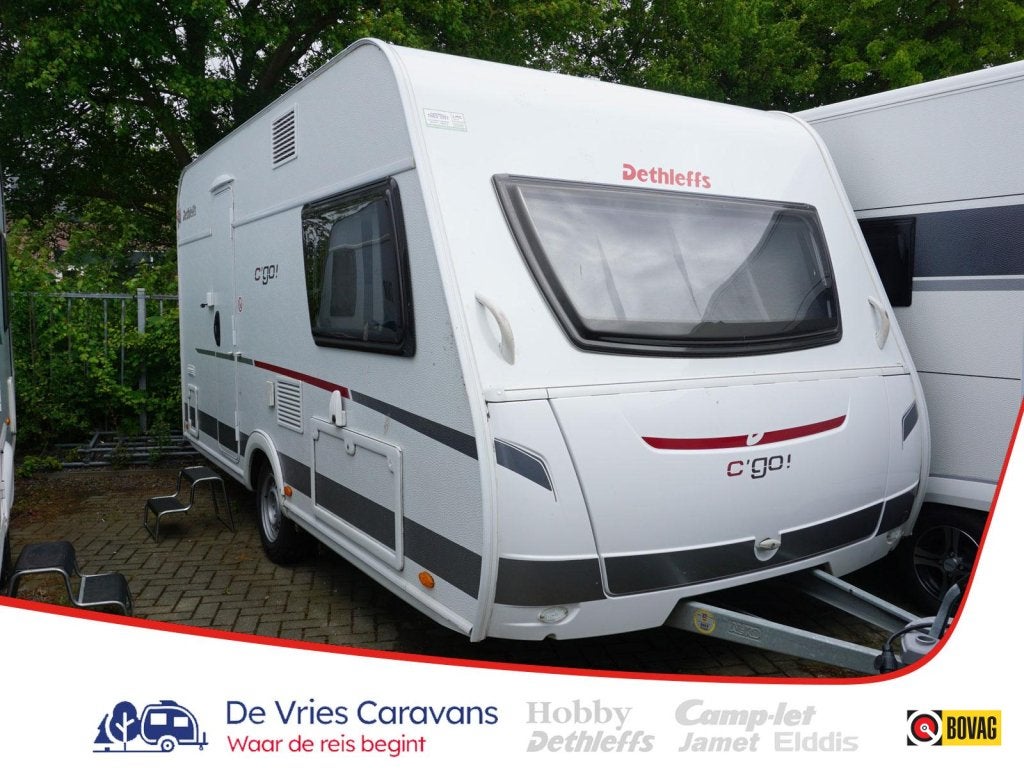 Dethleffs C'Go 430 QS incl.mover en luifel, Caravans en Kamperen, Caravans, Bedrijf, Treinzit, Schokbreker, Dethleffs