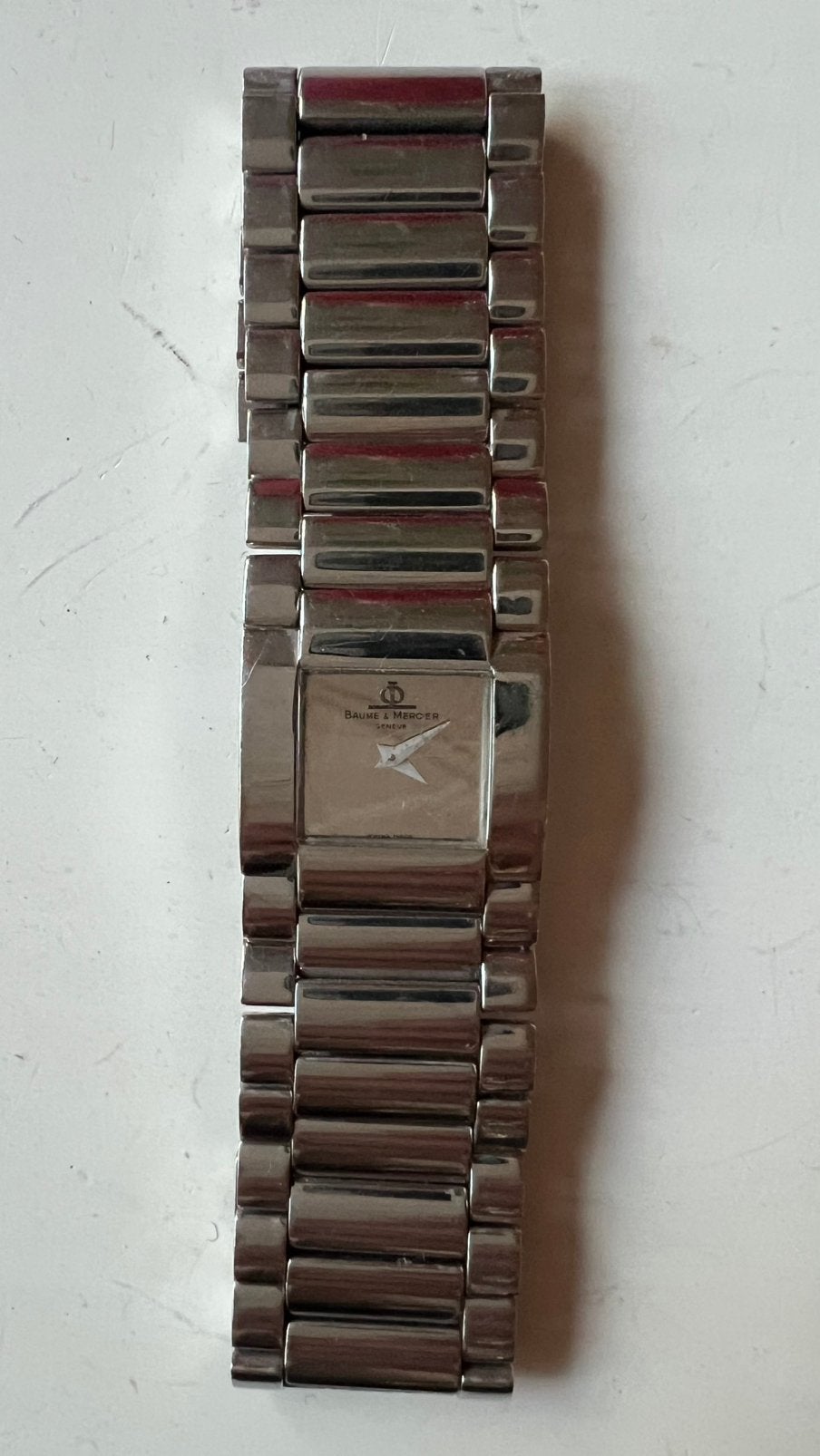Baume & Mercier dames horloge, Overige merken, Staal, Gebruikt, Staal