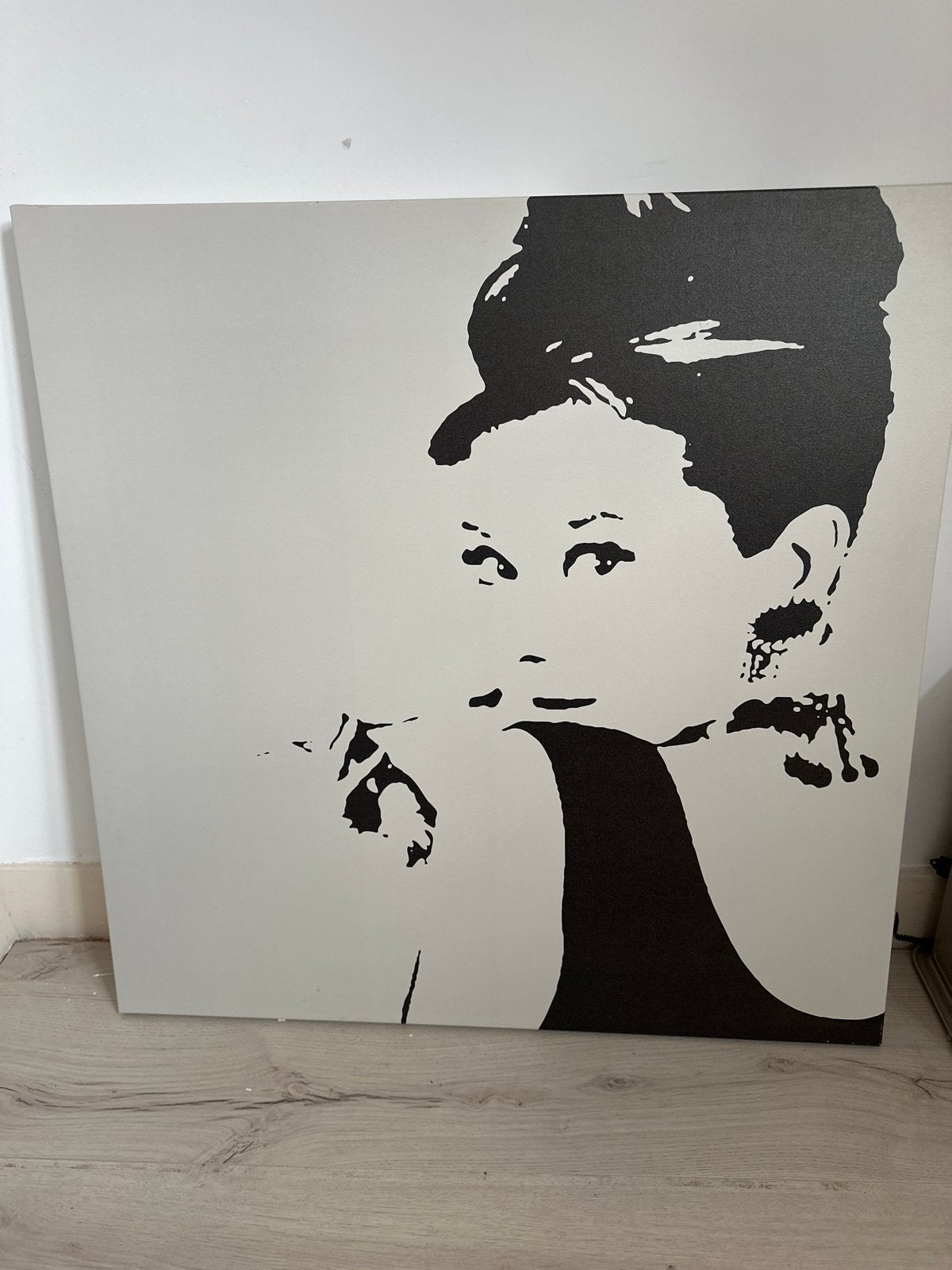 Modern Schilderij Audrey Hepburn Stijl Pop Art, Ophalen, Film, Print, Op houten frame