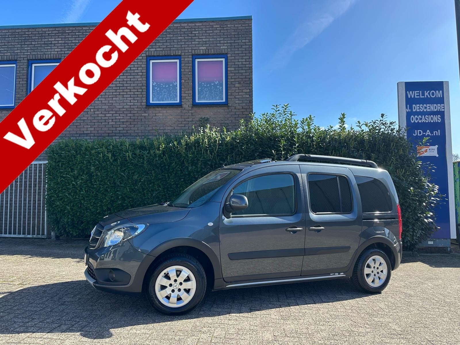 Mercedes-Benz Citan 112 Ambiente Combi Climate C, Cruise C,, Auto's, Stof, Gebruikt, Zwart, 4 cilinders