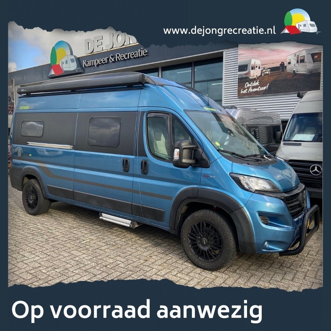 Hymer Free 600 Blue Evolution Fiat (bj 2019), Caravans en Kamperen, Buscamper of Camperbus, Fietsendrager, Bedrijf, Hymer