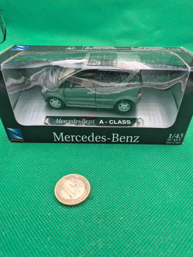 323 mercedes benz A class 1/43 newray, Ophalen of Verzenden, Zo goed als nieuw, Auto