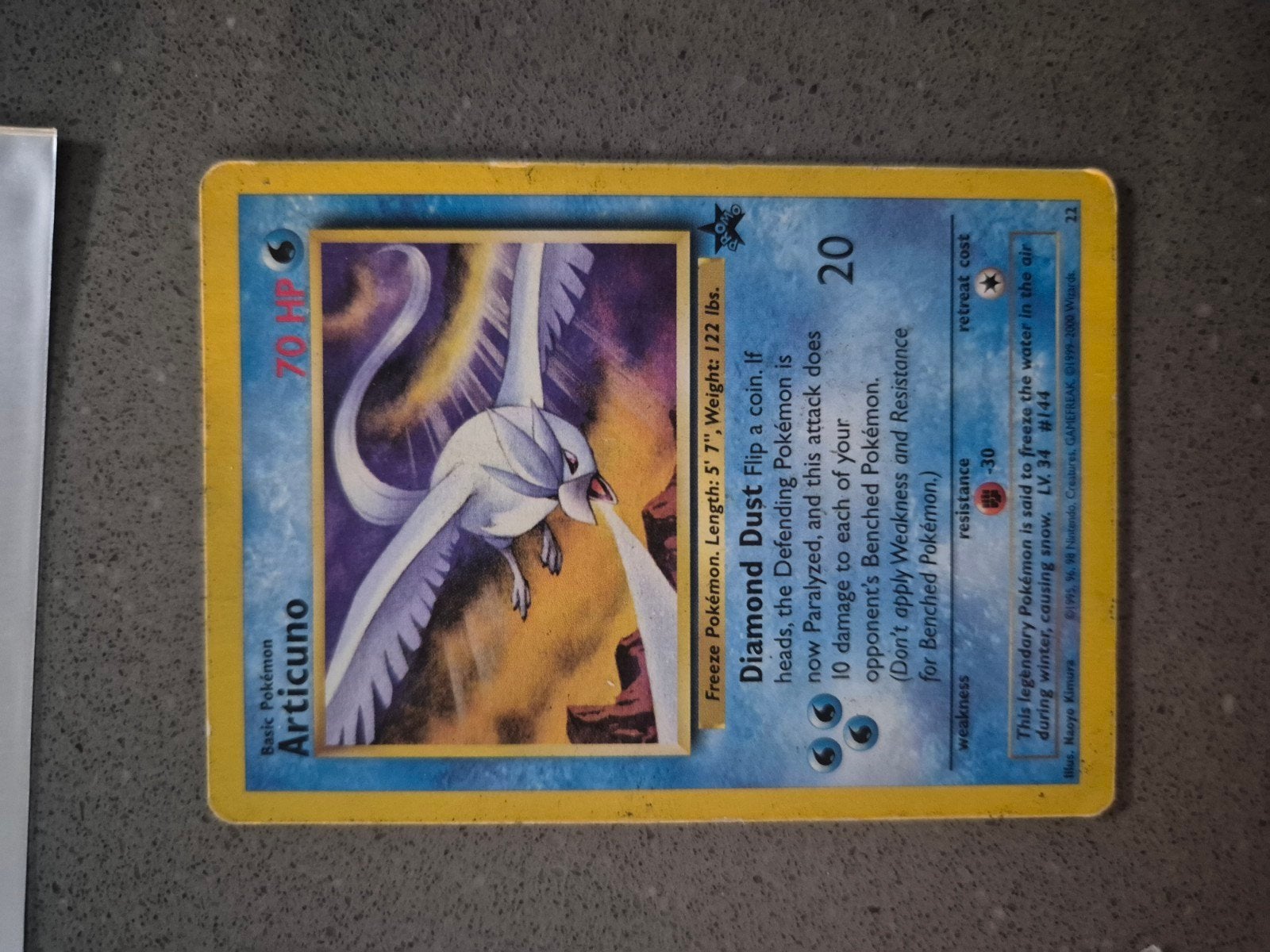 Articuno Pokémon kaart - Base Set, Hobby en Vrije tijd, Verzamelkaartspellen | Pokémon, Ophalen of Verzenden, Gebruikt, Losse kaart