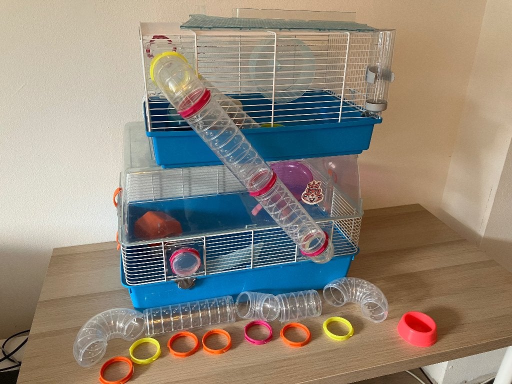 Hamsterhok, Dieren en Toebehoren, Gebruikt, Minder dan 75 cm, Muis, Hok