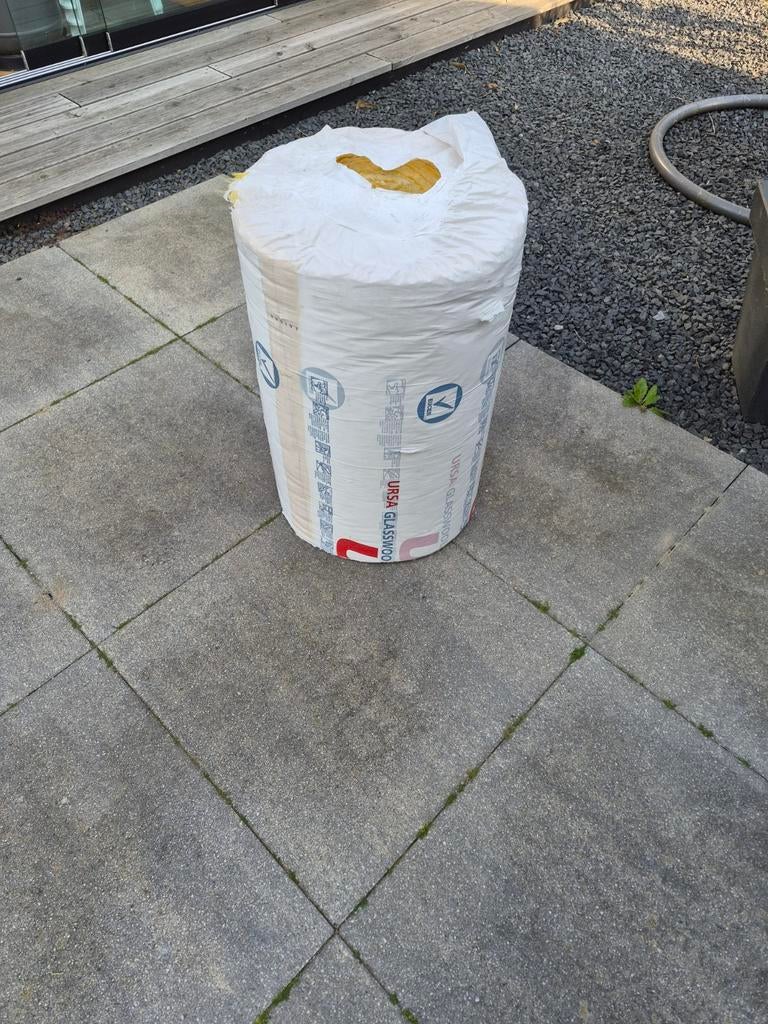 URSA Glaswol isolatie 100mm, 1 rol, Nieuw, 5 tot 10 m², 8 tot 12 cm, Glaswol
