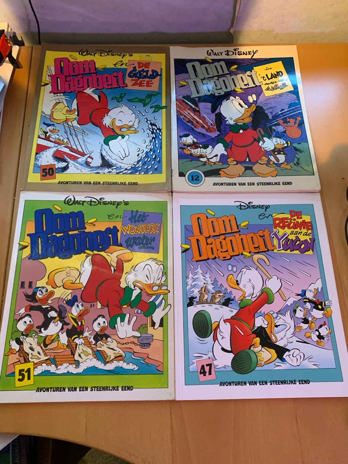 Donald Duck Oom Dagobert stripboeken - 10 stuks, Meerdere stripboeken, Ophalen of Verzenden, Gelezen