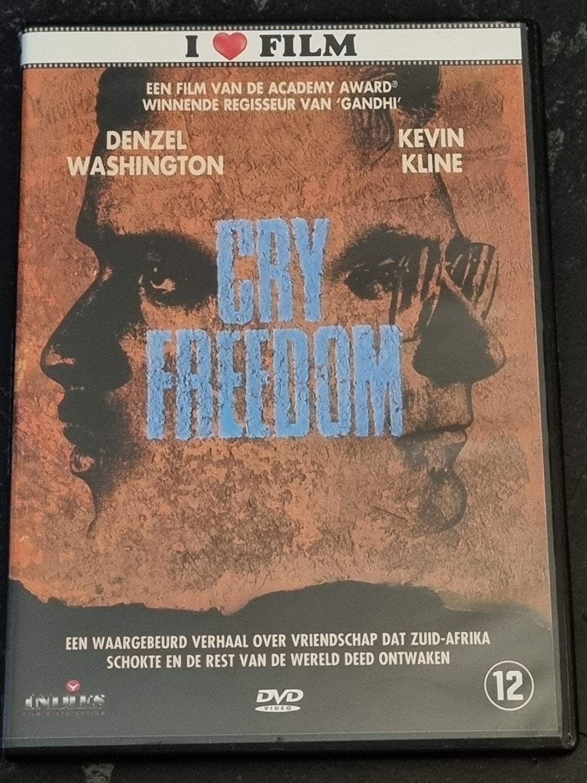 Cry Freedom DVD - Waargebeurd drama over apartheid, Cd's en Dvd's, Engels, Waargebeurd drama, Nederlands, Ophalen of Verzenden