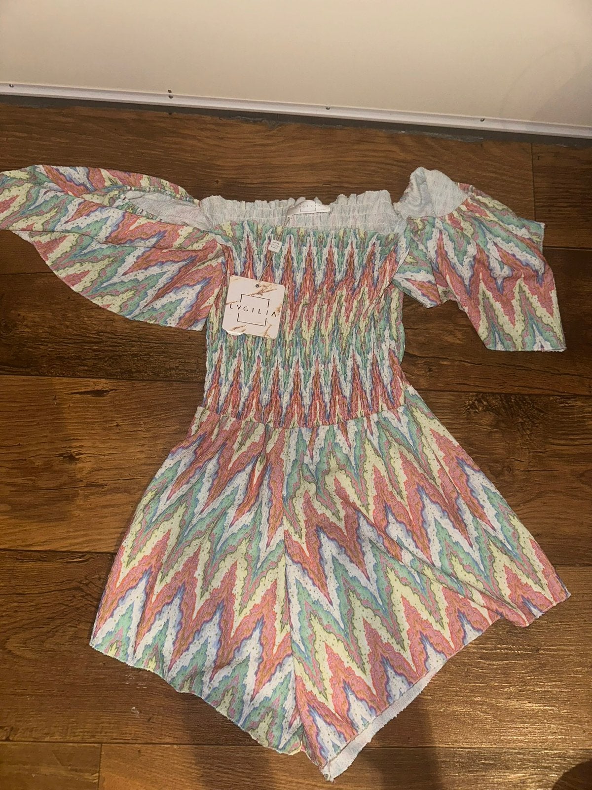 Dames kleurrijke playsuit van Lvcilia, Kleding | Dames, Jumpsuits, Ophalen of Verzenden, Zo goed als nieuw