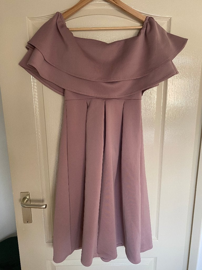 Jurk van Asos, Kleding | Dames, Jurken, Maat 38/40 (M), Ophalen of Verzenden, Knielengte, Roze