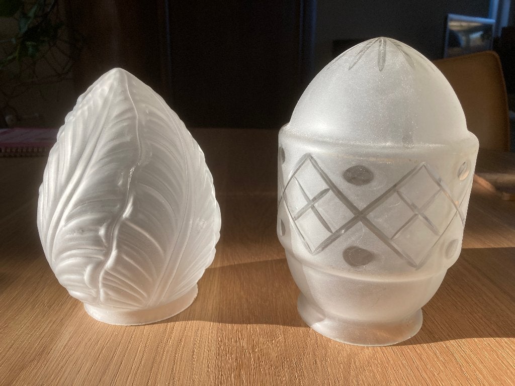 twee art deco lampenkappen setprijs, Huis en Inrichting, Lampen | Lampenkappen, Ophalen of Verzenden