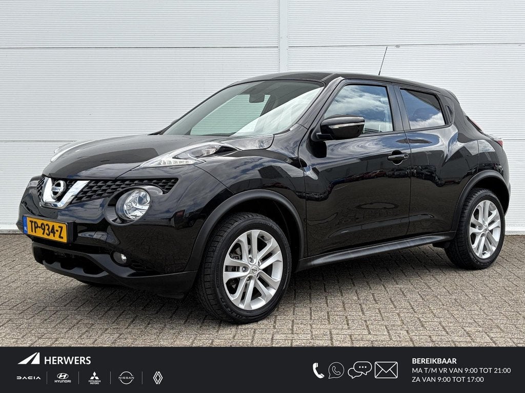 Nissan Juke 1.6 N-Connecta / Navi/camera / Lage km / Trekhaa, Auto's, Nissan, Euro 6, 4 cilinders, Bedrijf, Automatische klimaatregeling