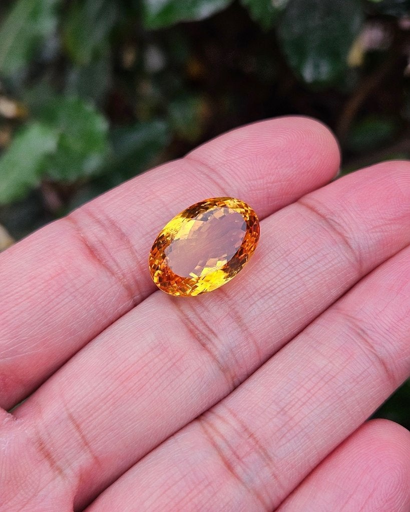 Halfedelsteen Citrien Danna, Sieraden, Tassen en Uiterlijk, Edelstenen, Info@lavicollection.com, Nieuw, LAVI, Verzenden