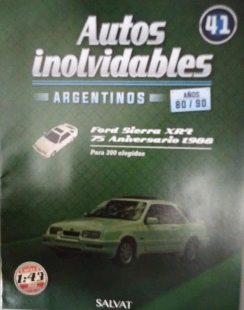 Ford Sierra XR4 75 anivers 1/43 serie Autos Argentinos # 41, Verzenden, Nieuw, Auto, Overige merken