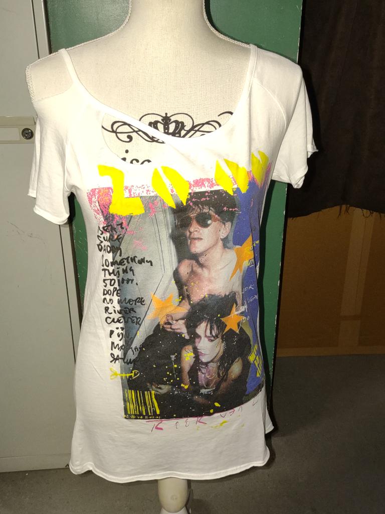 Herman Brood T-shirts in maat S en XS, Wit, Onbekend, Nieuw, Ophalen of Verzenden