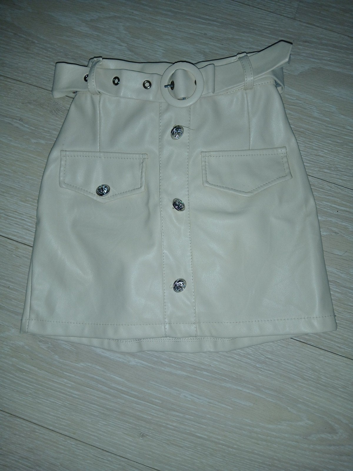 leather look leren rokje, Ophalen of Verzenden, Zo goed als nieuw, Jurk of Rok, Draakjes en boefjes