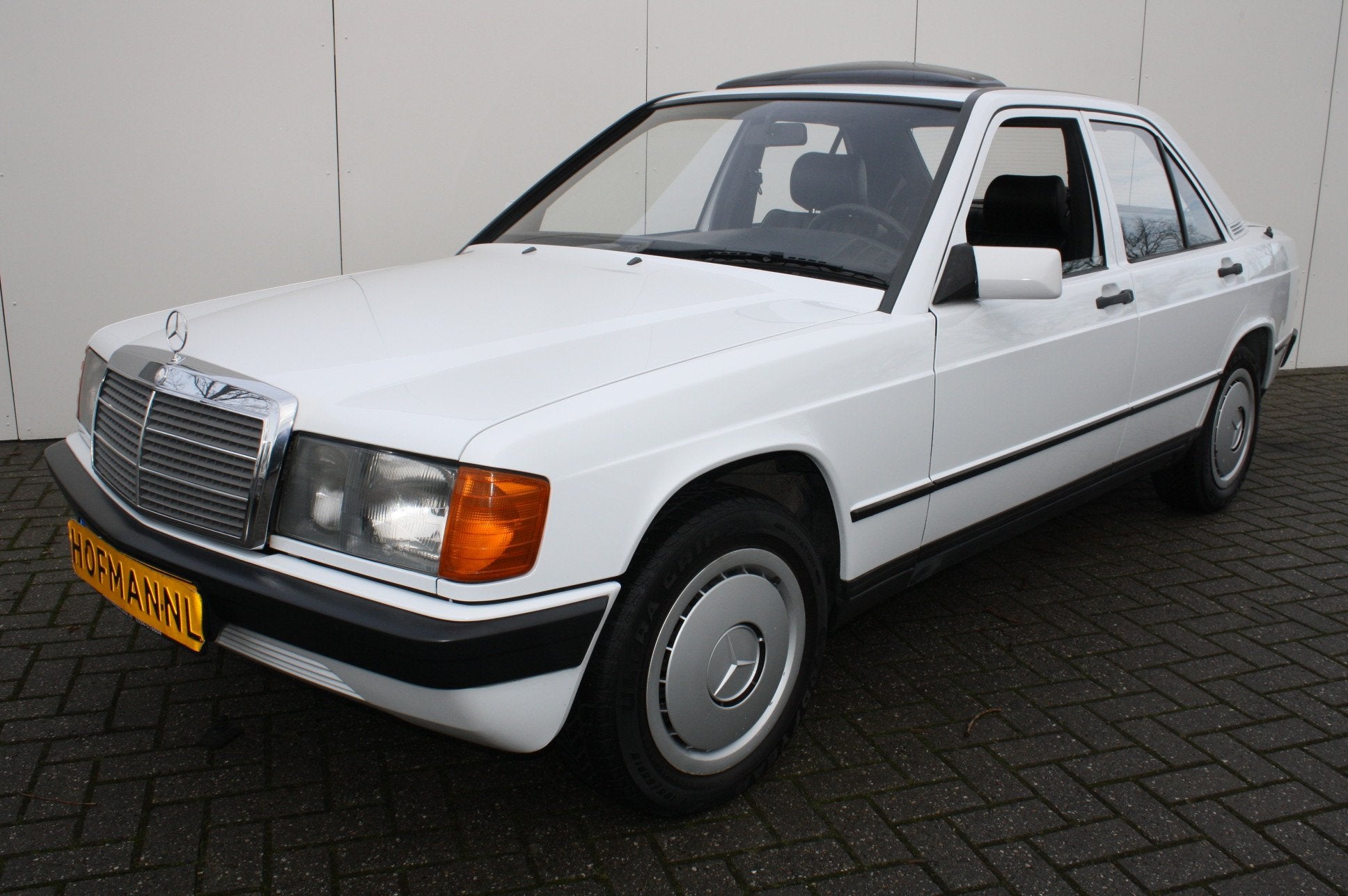 Mercedes-Benz 190D (bj 1986), Achterwielaandrijving, Gebruikt, 4 cilinders, Wit