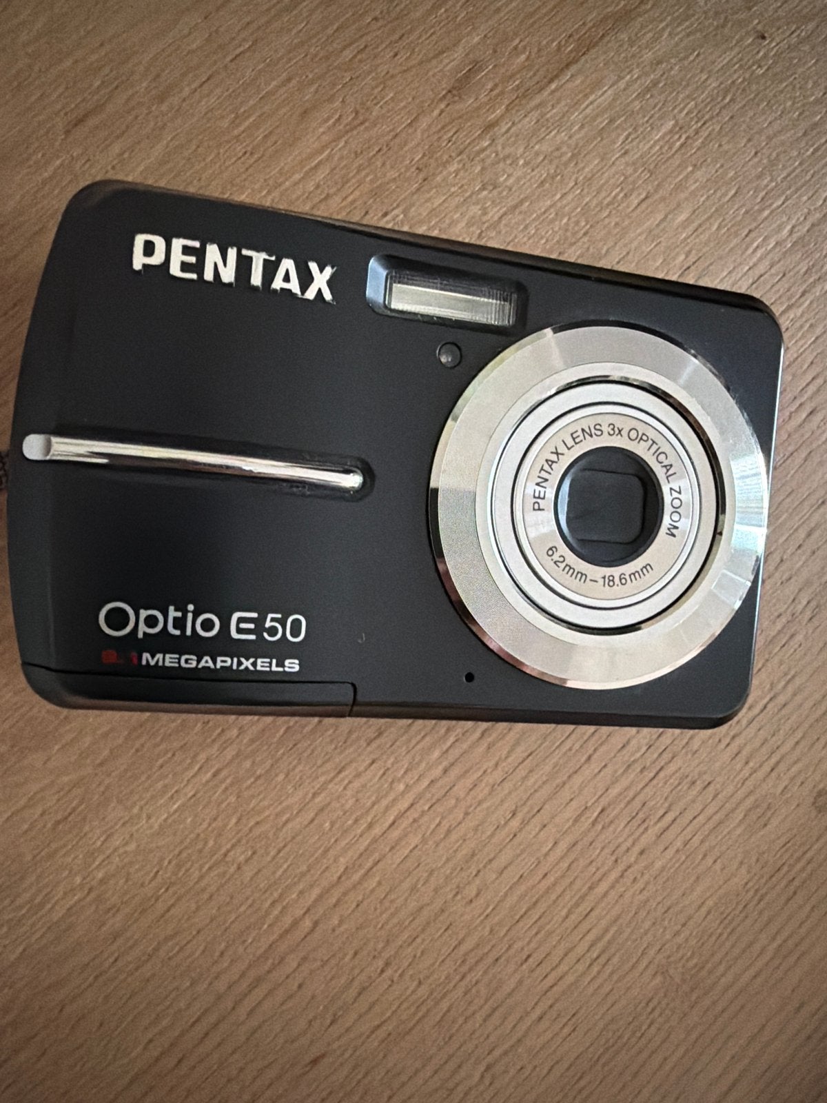 Pentax Optio E50 Compactcamera - 8.1 Megapixels, Gebruikt, Compactcamera, 4 t/m 7 keer, Pentax