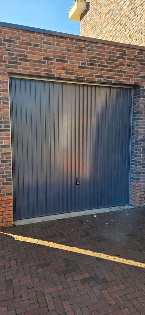 Hormann stalen garagedeur 2,5 x 2,5 meter, Doe-het-zelf en Verbouw, Deuren en Horren, Ophalen, Gebruikt, Garagedeur, Metaal