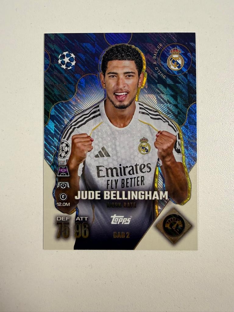 Jude Bellingham Build a baller Match Attax Extra 2026, Ophalen of Verzenden, Nieuw, Buitenlandse clubs, Poster, Plaatje of Sticker