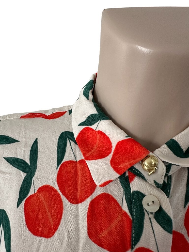Fabienne Chapot jurk S, Kleding | Dames, Jurken, Ophalen of Verzenden, Zo goed als nieuw, Rood, Onder de knie