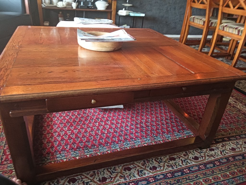 Schuitema salontafel, Huis en Inrichting, Ophalen, Gebruikt, Kersenhout, Schuitema