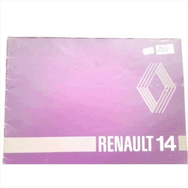 Renault 14 Instructieboekje 1980 #1 Nederlands, Ophalen of Verzenden