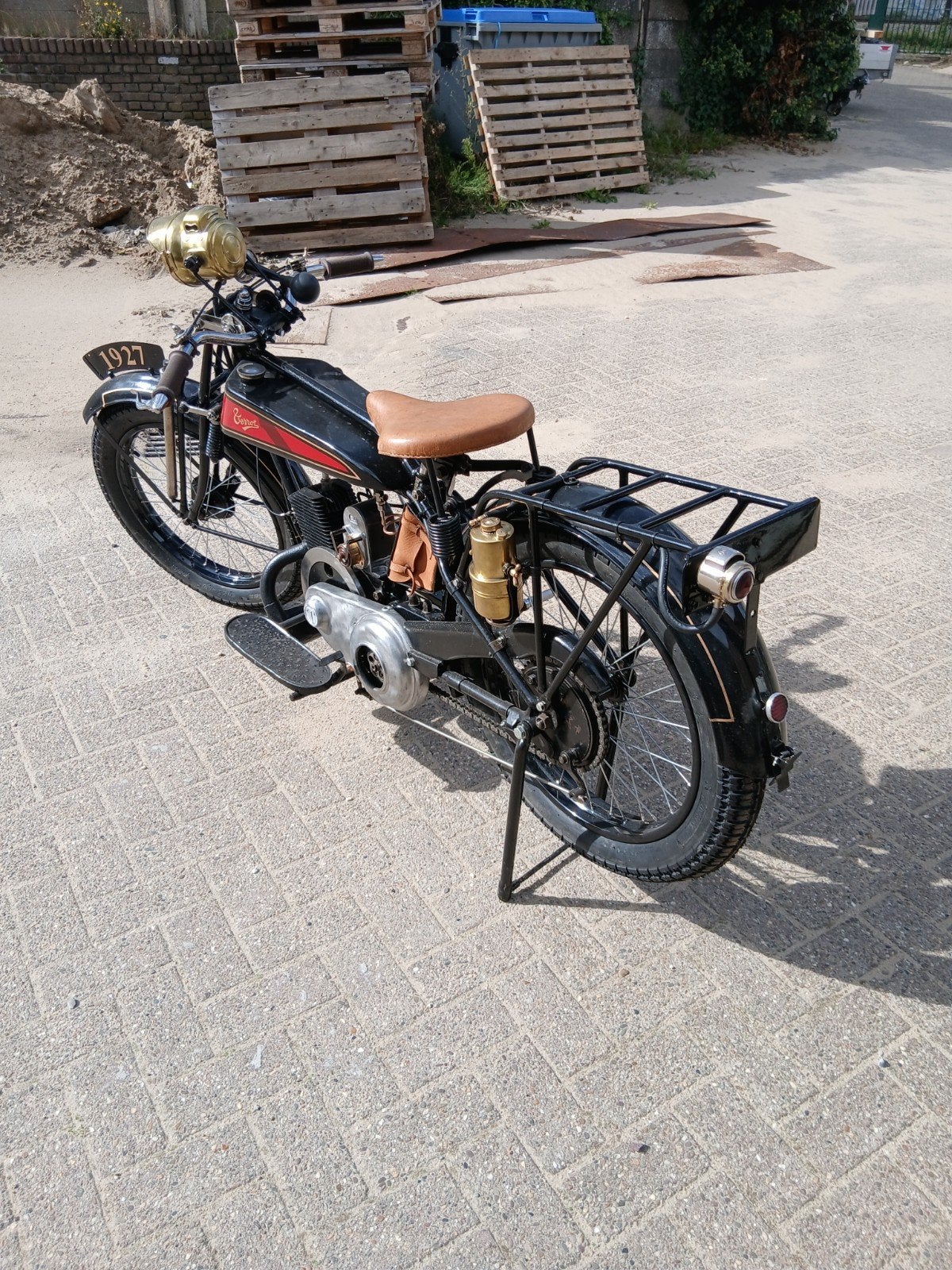 oldtimer motor.