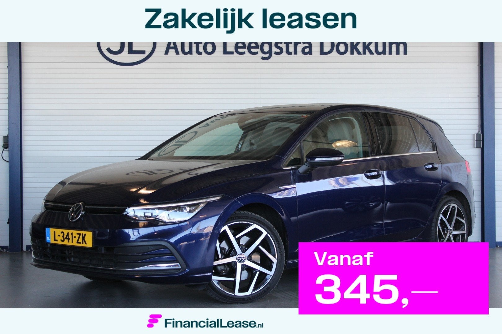 Volkswagen Golf 1.5 eTSI Style Head-Up | Alcantara | DCC | S, 4 cilinders, 150 pk, Blauw, Alcantara