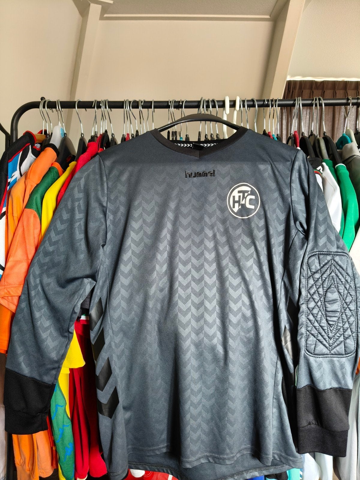 (M Volwassenen) Hummel vv HTC 2020 #1 Keepershirt Voetbal, Maat M, Ophalen of Verzenden, Gebruikt, Shirt