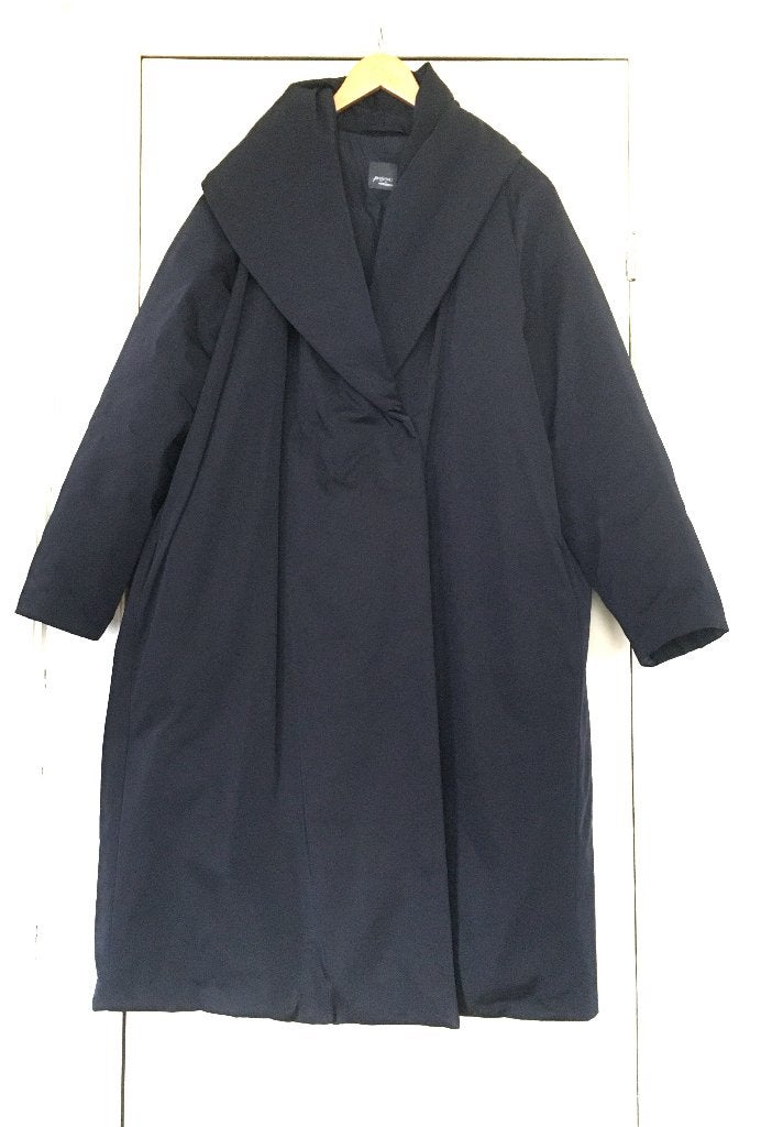 Nachtblauwe Winterjas van Marina Rinaldi, Blauw, Ophalen of Verzenden, Marina Rinaldi, Jas of Mantel