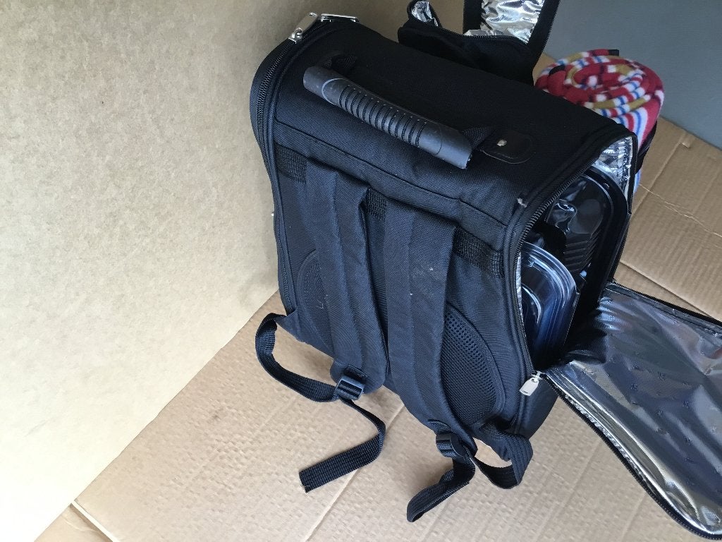 Picknickrugzak met ontbijtgarnituur, koelvak en deken, Ophalen of Verzenden, Nieuw