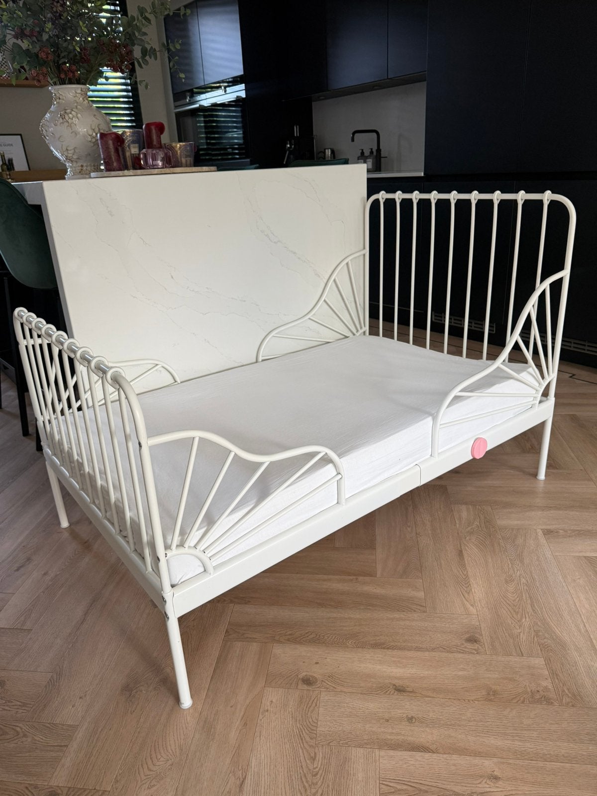 GRATIS afhalen - ikea minnen meegroeibed, Ophalen, 70 tot 85 cm, Zo goed als nieuw, Minder dan 140 cm