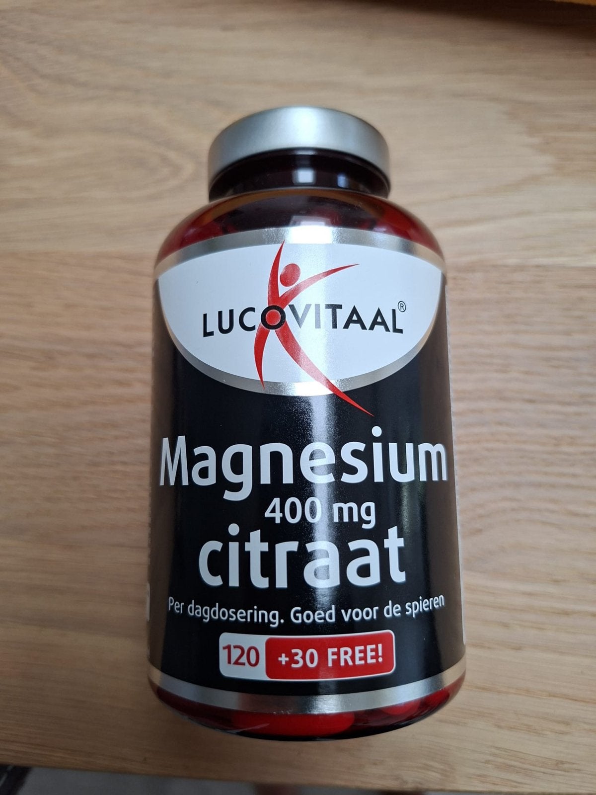 Lucovitaal Magnesium Citraat 400mg - 120+30 GRATIS!, Verzenden, Nieuw, Poeder of Drank