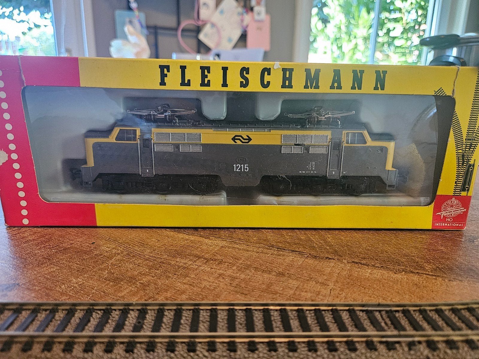 Fleischmann NS E-loc 1215 in zeer goede staat, met OVP, Hobby en Vrije tijd, Gebruikt, Fleischmann, Analoog, Ophalen of Verzenden
