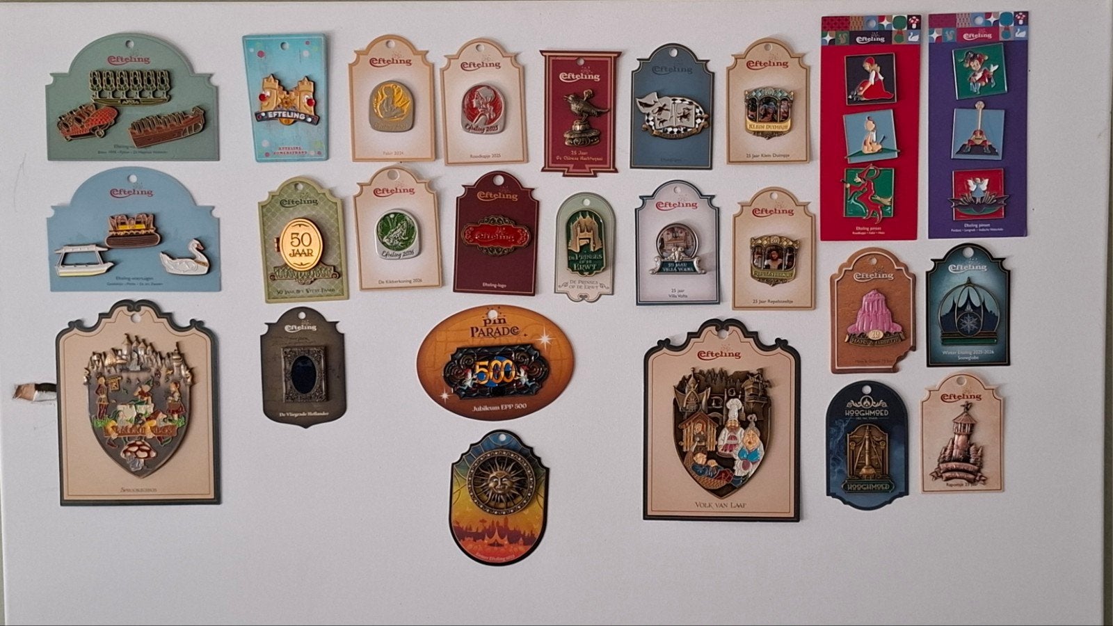 Grote collectie Efteling pins - 1 koop, Ophalen of Verzenden