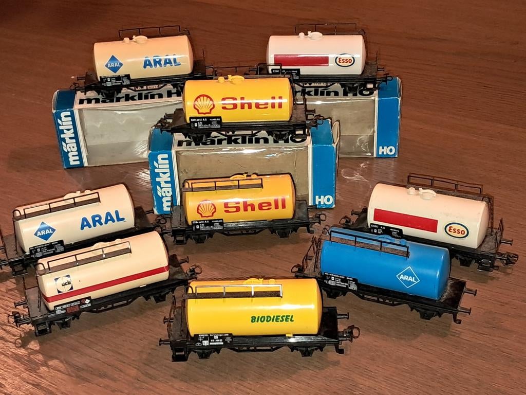 MARKLIN KETELWAGENS., Wisselstroom, Wagon, Ophalen of Verzenden, Zo goed als nieuw