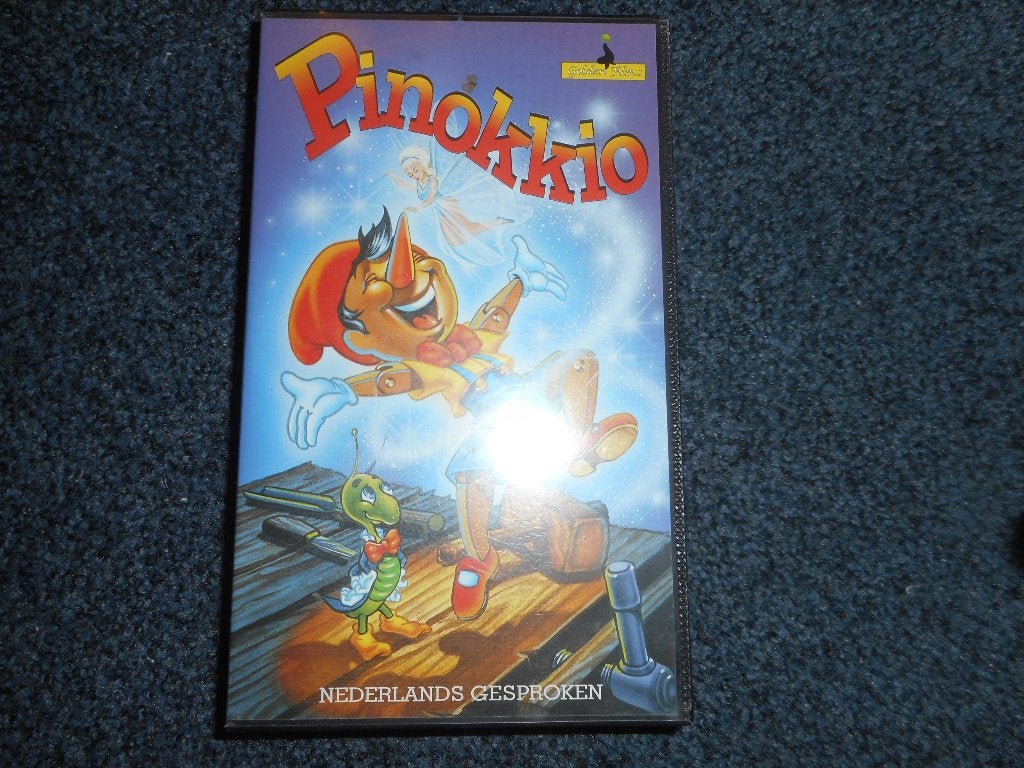 PINOCHIO! Originele Disney Tekenfilm Klassieker Op VIDEO!, Tekenfilm, Alle leeftijden, Kinderprogramma's en -films, Ophalen of Verzenden