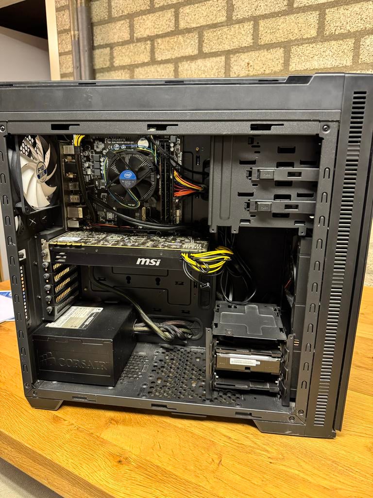 Gaming PC – incl. RGB muis, toetsenbord en muismat, Computers en Software, Desktop Pc's, Gebruikt, HDD, Cooler Master, 8 GB