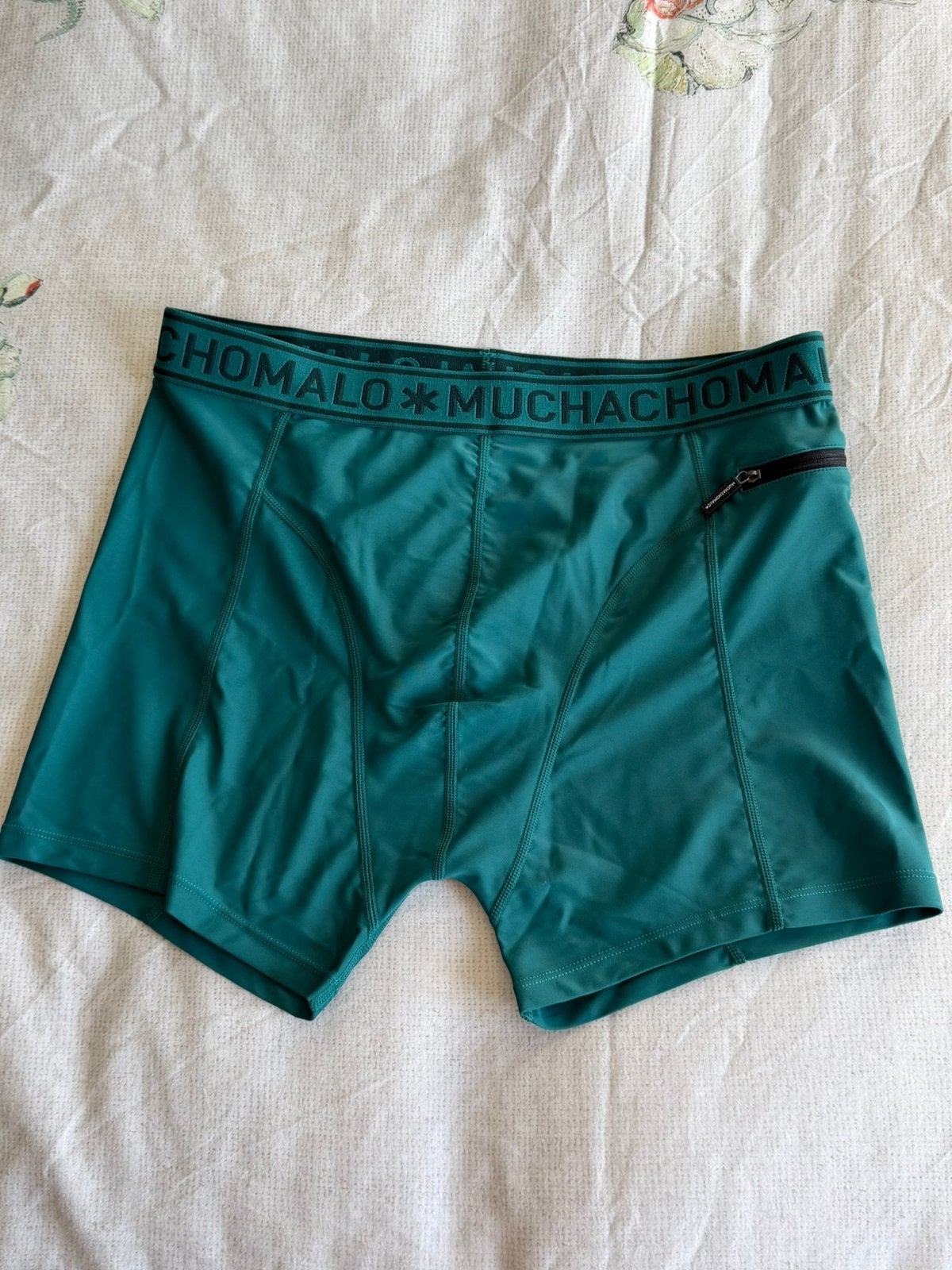 Muchachomalo zwembroek boxer maat xl donkergroen, Verzenden, Maat 56/58 (XL), Groen, Zwemshort