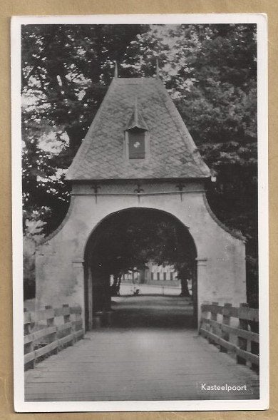 Oude Ansichtkaart Kasteelpoort 's-Heerenberg Gelopen, Ophalen of Verzenden, Voor 1920, Gelopen, Gelderland