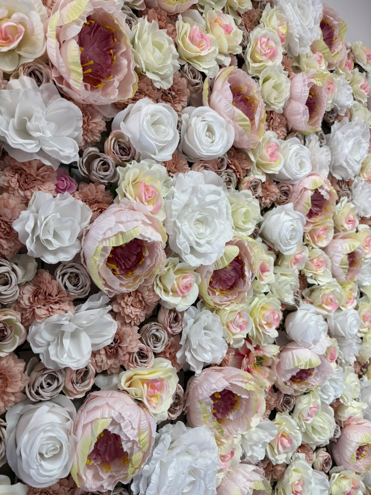 Te kop flower wall, Ophalen, 220 cm, Meerkleurig, 220 cm