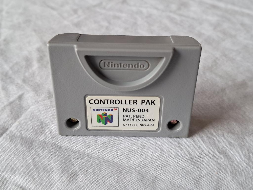 Originele Nintendo 64 Controller Pak / Pack / Memory card, Gebruikt, Nintendo 64, Verzenden, Overige typen